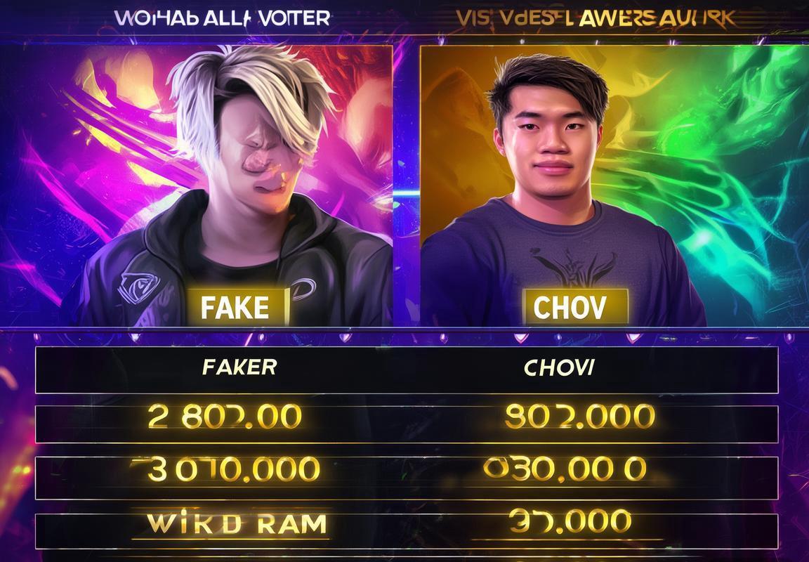 全明星投票开启，Faker、Chovy票数领跑-小艾电竞